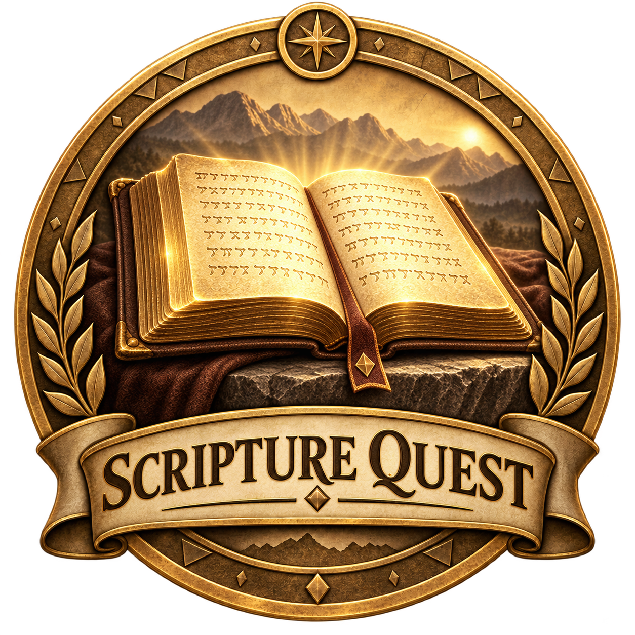 Open scripture emblem for Scripture Quest